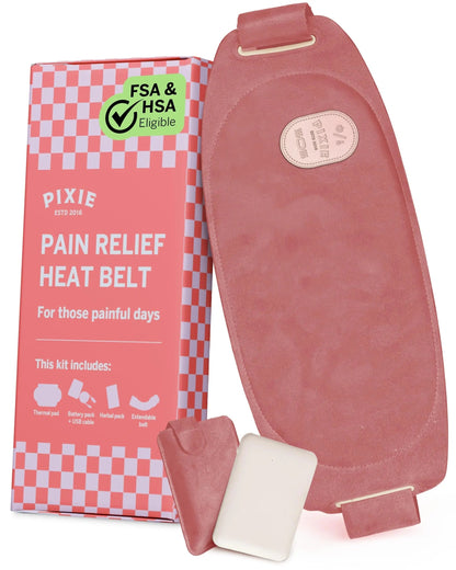 Pixie Period Heating Pad for Cramps - Thinnest Wearable Heating Pad for Feminine Care - Unnoticeable Under Clothes - Best Portable Pain Relief Heat Belt On The Market - Hours of Menstrual Pain Relief Pixie CupBuy Supplements Australia