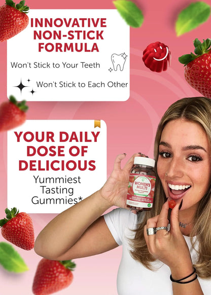 Lunakai USA Made Womens Multivitamin Gummies - Delicious Daily Dose with 16 Multi Vitamins for Women LunakaiBuy Supplements Australia