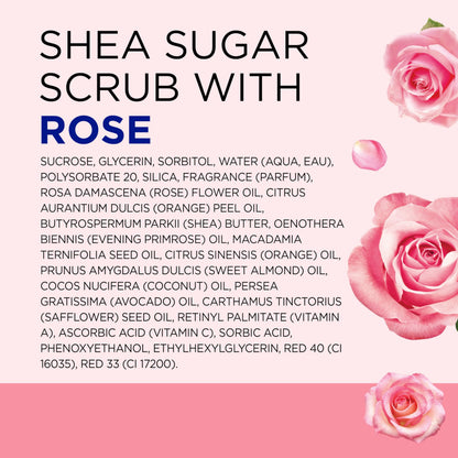 Dr Teal's Shea Sugar Body Scrub, Rose with Essential Oil, 19 oz (Pack of 3) Packaging May Dr Teal'sBuy Supplements Australia