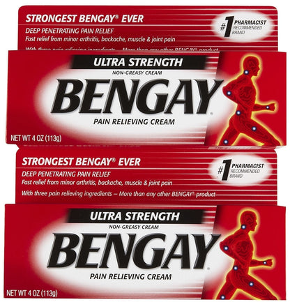 Bengay Ultra Stength Pain Relieving Cream, Non-Greasy-Ultra Strength, 2 pk BengayBuy Supplements Australia