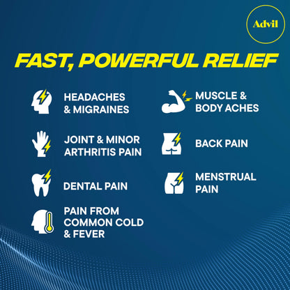 Advil Pain Reliever and Fever Reducer, Ibuprofen 200mg for Pain Relief - 300 Count, Advil PM Pain Reliever and Nighttime Sleep Aid, Ibuprofen for Pain Relief and Diphenhydramine Citrate - 2 Count AdvilBuy Supplements Australia
