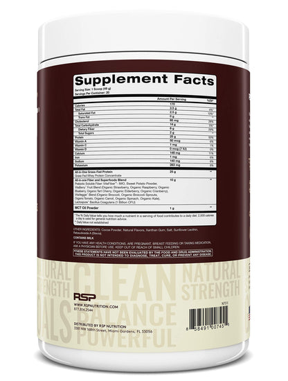 RSP NUTRITION TrueFit Protein Powder (Chocolate 2 LB) with AminoLean Pre Workout Energy (Watermelon 30 Servings)