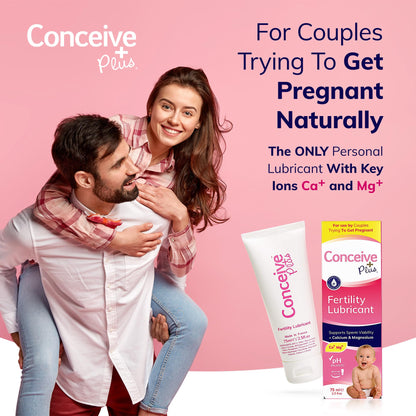 Conceive Plus Fertility Lubricant - Fertility Friendly Lube for Couples Trying to Conceive, 75ml / 2.5 fl oz CONCEIVE PLUSBuy Supplements Australia