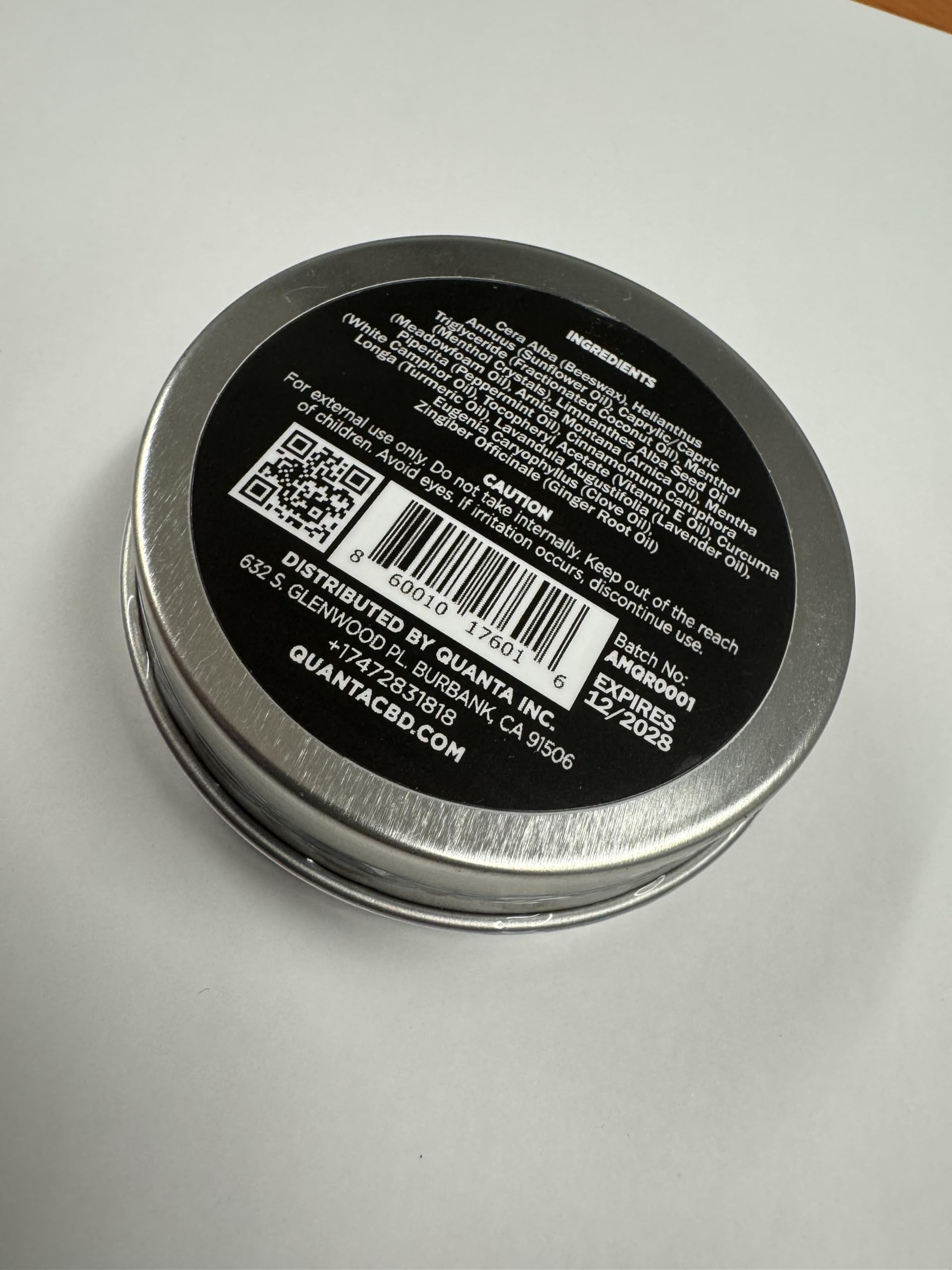 Quanta Muscle Rub - Coconut Oil, Vitamin E, Arnica, Ginger Root, Turmeric & Lavender – 1 oz QuantaBuy Supplements Australia