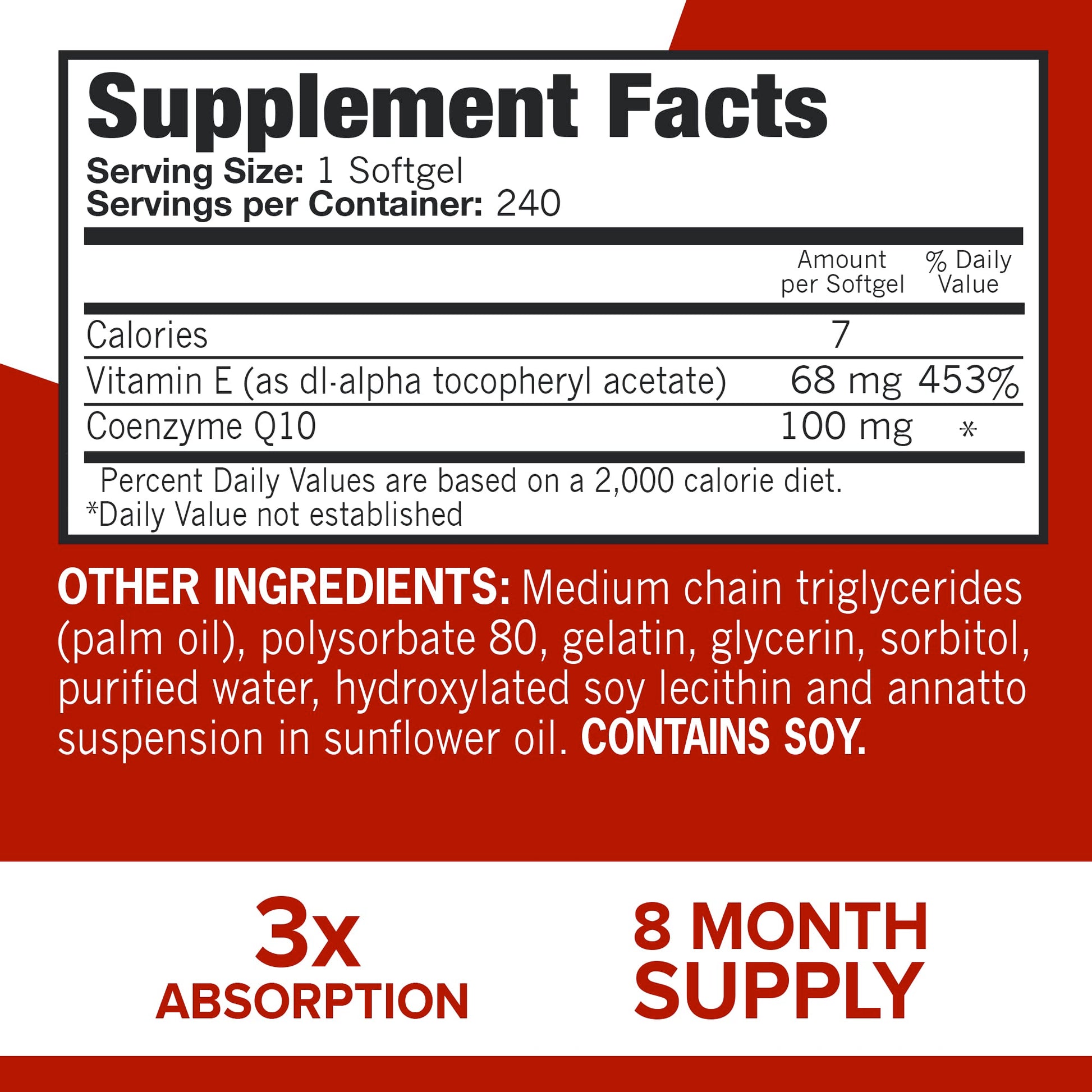 Qunol CoQ10 100mg Softgels Ultra 3X Better Absorption Coenzyme Q10 - Antioxidant QunolBuy Supplements Australia