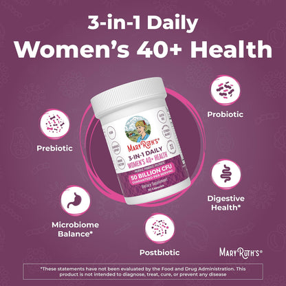 Mary Ruth's 3 in 1 Women's 40+ Health Probiotic, 30 CT MaryRuth OrganicsBuy Supplements Australia