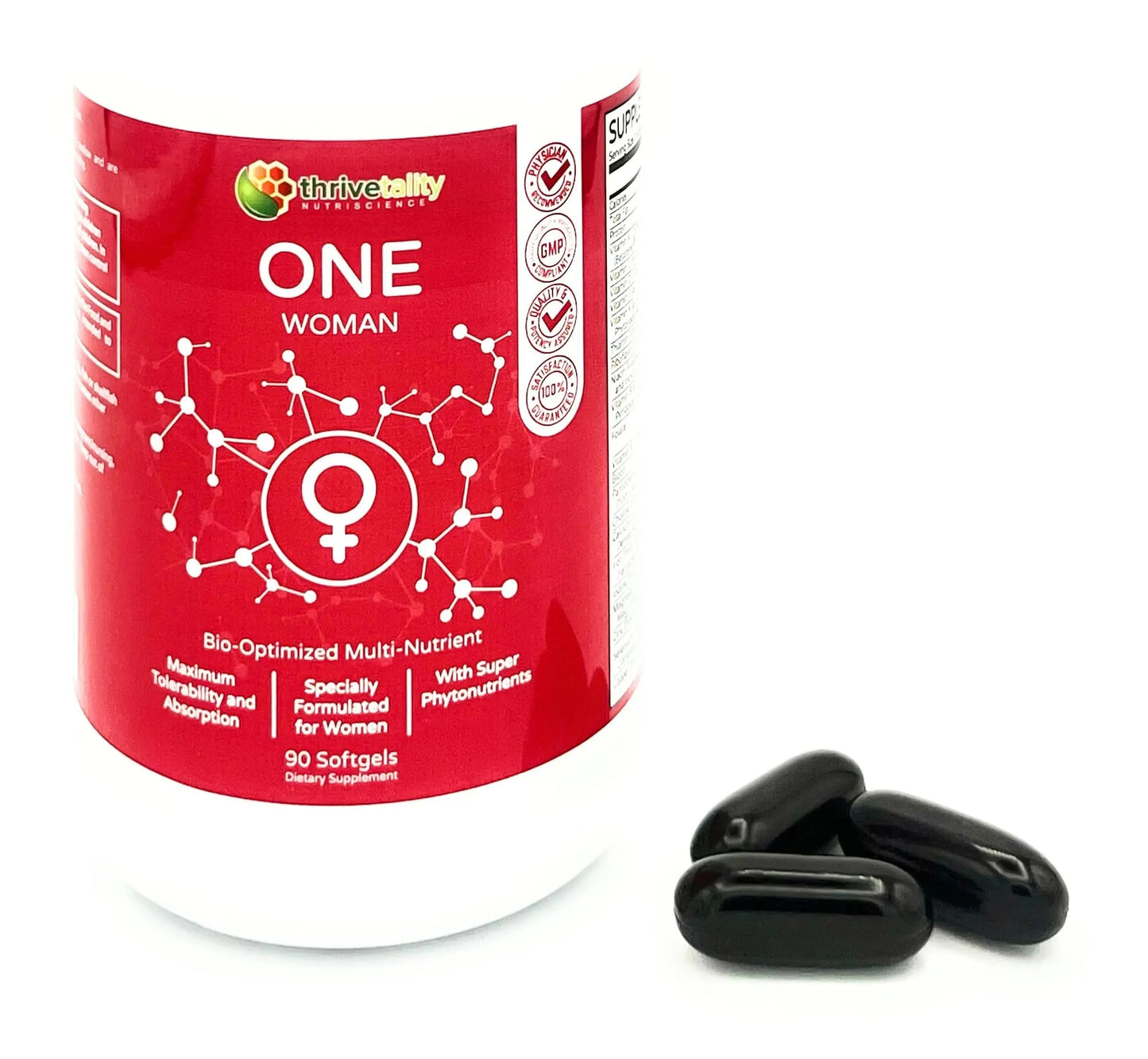 ONE Woman Bio-Optimized Multi-Nutrient by Thrivetality | Women's Multivitamin | #1 Physician Formulated | Science Based | Clinically Proven | Thrivetality NutriscienceBuy Supplements Australia