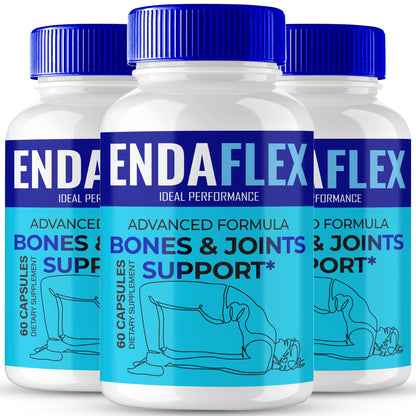 Endaflex Capsules, Advanced Joint Support Supplement Pills for Mobility and Comfort - Maximum Strength, Official Enda Flex Joint Support All Natural Formula, Premium Enda-Flex Reviews (3 Pack) IDEAL PERFORMANCEBuy Supplements Australia