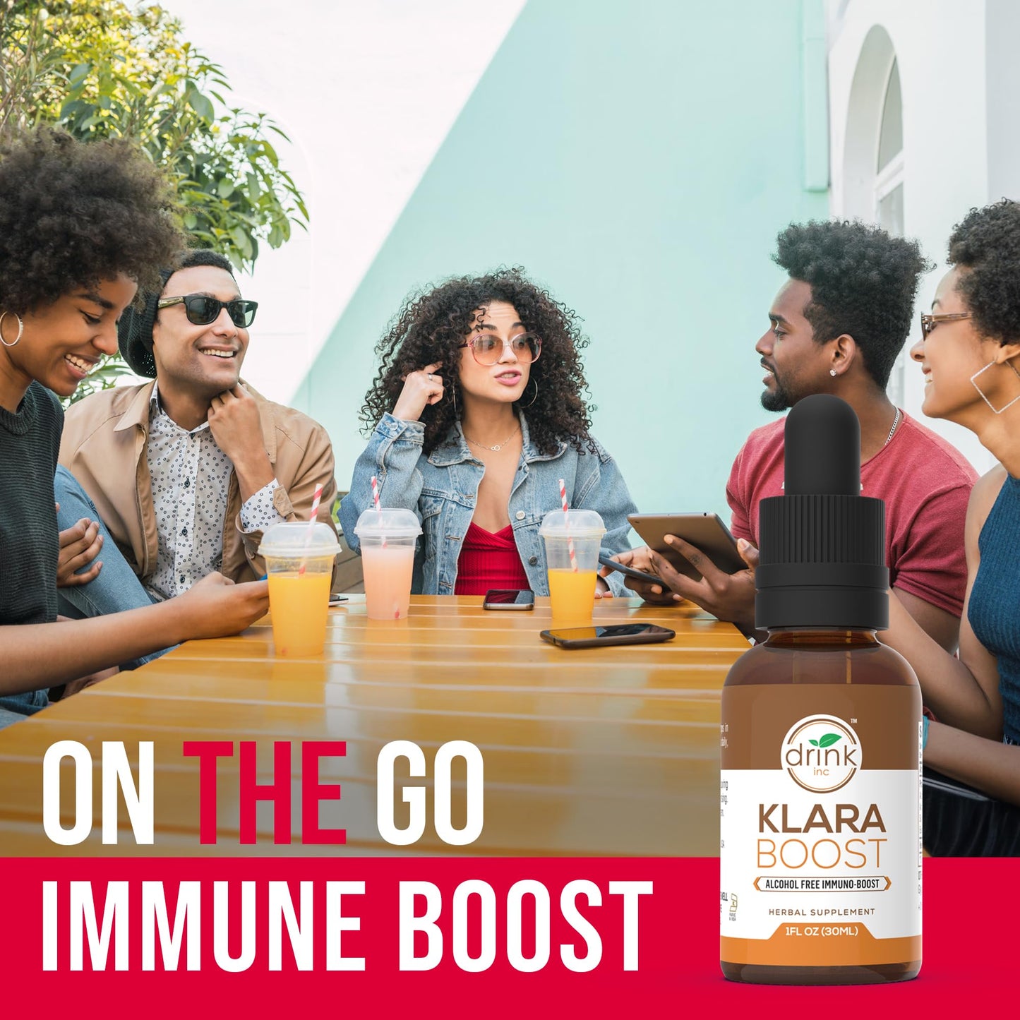 Drink Inc Klara Boost Alcohol Free Immuno-Boost | 30ML Herbal Supplement Drink IncBuy Supplements Australia