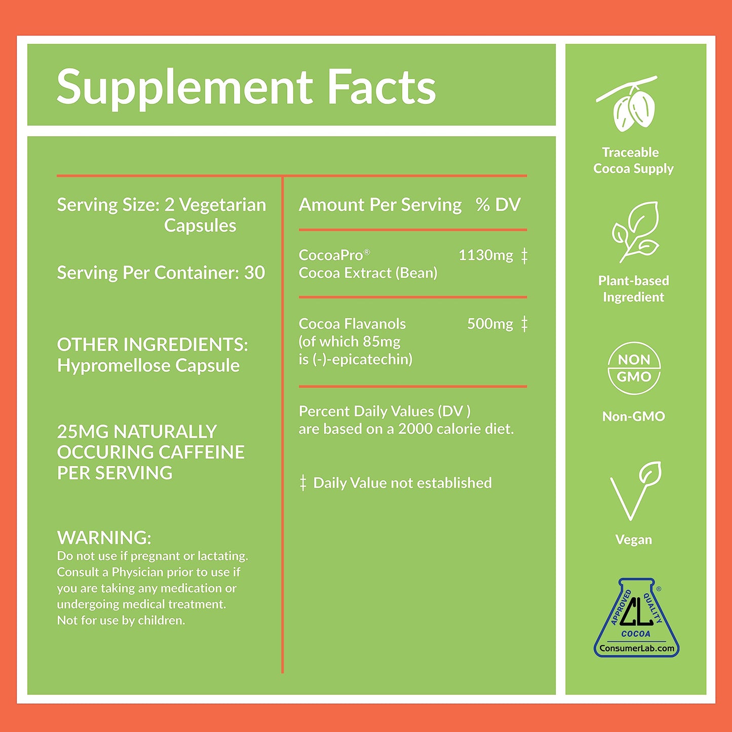 CocoaVia Cardio Health Supplement, 30 Day, 500mg Cocoa Flavanols, Support Heart Health CocoaViaBuy Supplements Australia
