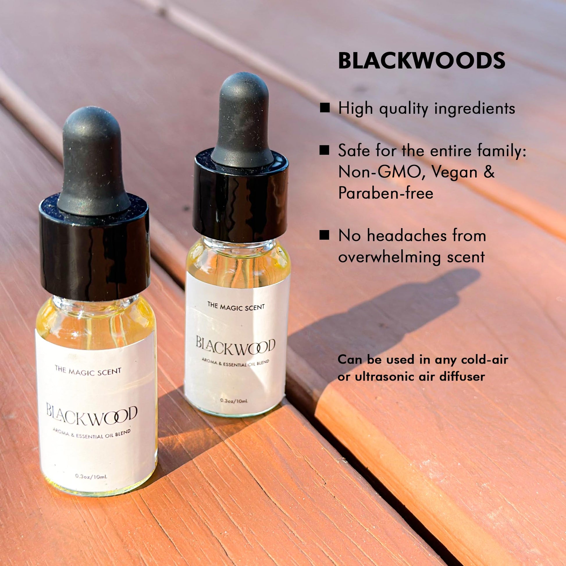 The Magic Scent "Blackwood" Hotel Collection Diffuser Oil - Cold-Air & Ultrasonic Scented Oils THE MAGIC SCENTBuy Supplements Australia