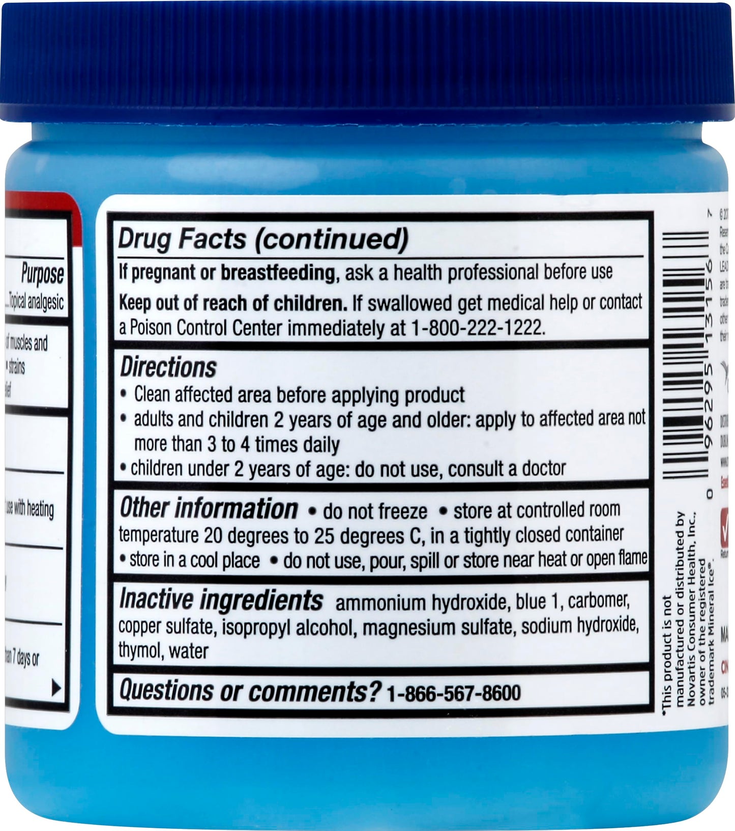 LEADER Ice Blue Gel Pain Relieving Greaseless Fast-Acting Topical Analgesic Cooling Therapy Muscle Joint Long-Lasting Relief Backache Arthritis Sports Injuries soothes Aches 8oz. Each (Pack of 5) LeaderBuy Supplements Australia