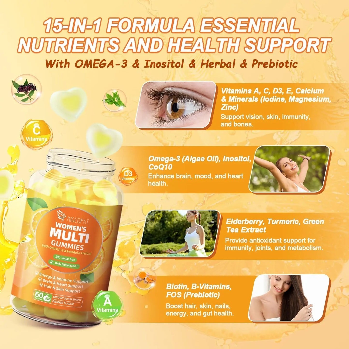 Migcopat Men & Women Multivitamin Gummies Buddles - Power Couple Nutrition Pack MigcopatBuy Supplements Australia