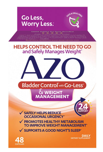 AZO Bladder Control with Go-Less® & Weight Management Dietary Supplement & Complete Feminine AZOBuy Supplements Australia