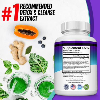 Toplux Keto Detox Pills Advanced Cleansing Extract – 1532 Mg Natural Acai Colon TopluxBuy Supplements Australia