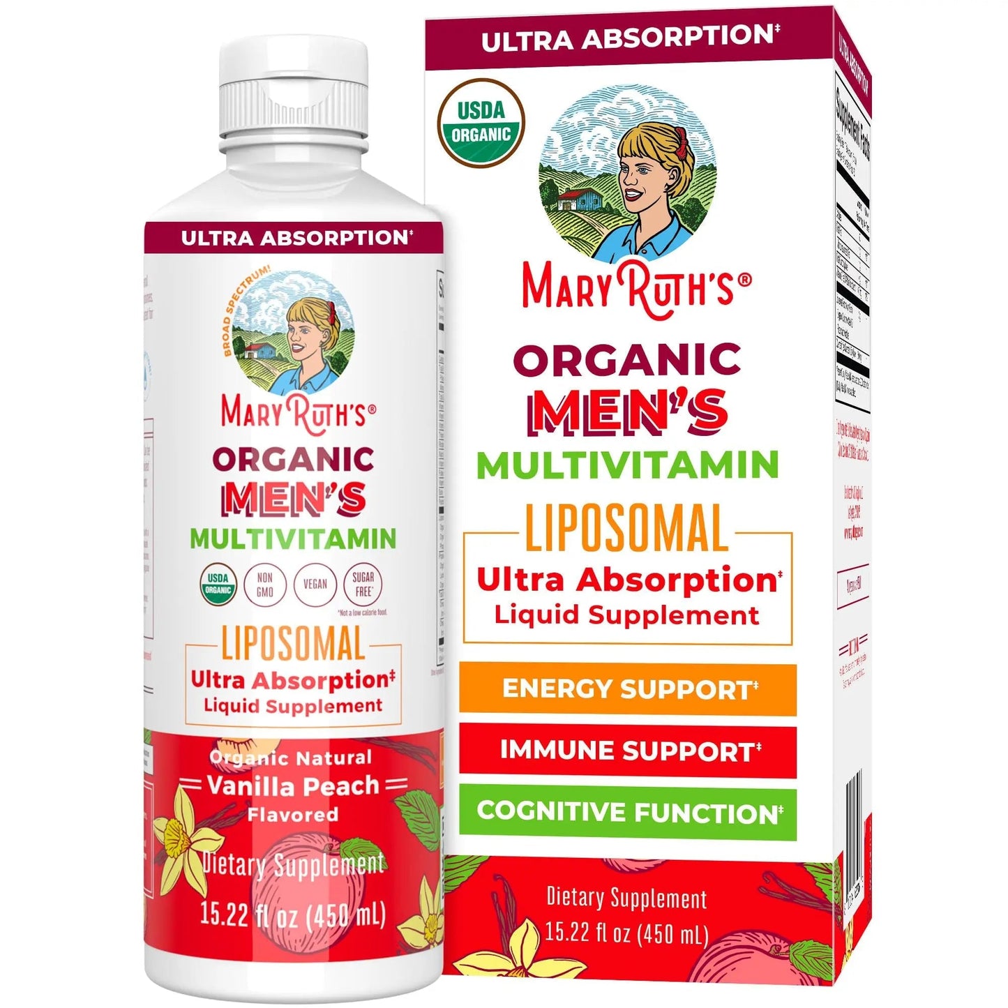 MaryRuth Organics Multivitamin for men | Sugar Free mens Multivitamin | Liquid Vitamins for men | Immune Support Supplement | MaryRuth OrganicsBuy Supplements Australia