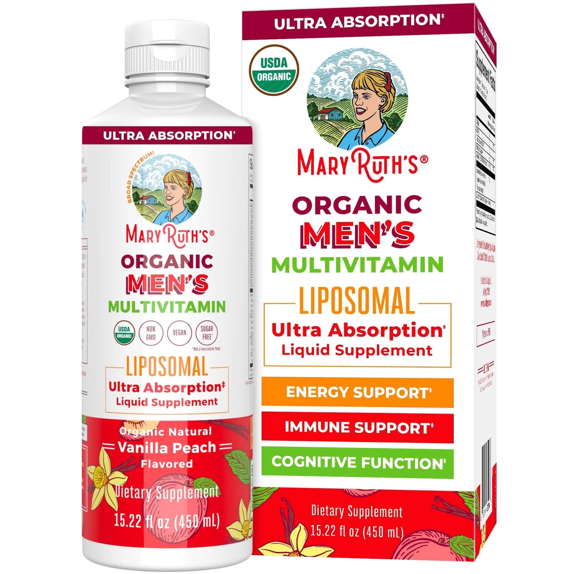 MaryRuth Organics Multivitamin for men | Sugar Free mens Multivitamin | Liquid Vitamins for men | Immune Support Supplement | MaryRuth OrganicsBuy Supplements Australia