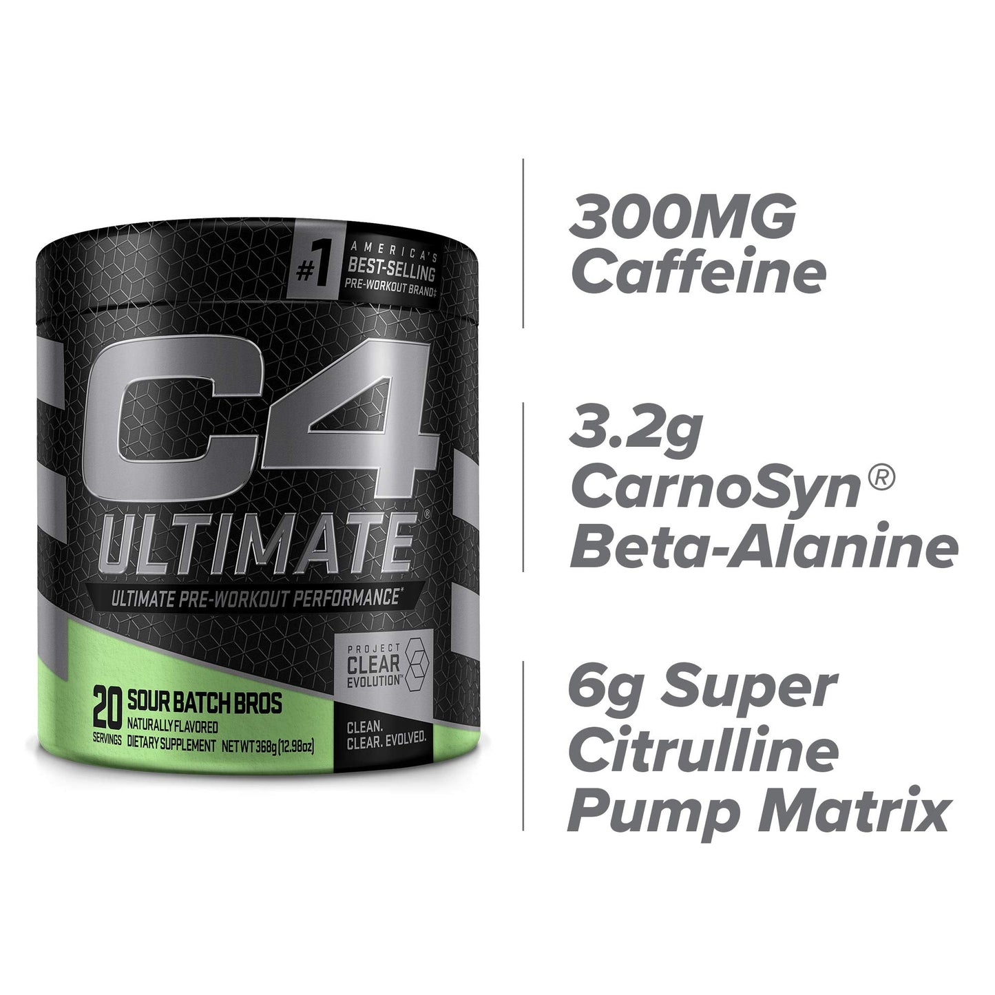Cellucor C4 Ultimate Pre Workout Powder Sour Batch Bros - Sugar Free Preworkout Energy CellucorBuy Supplements Australia