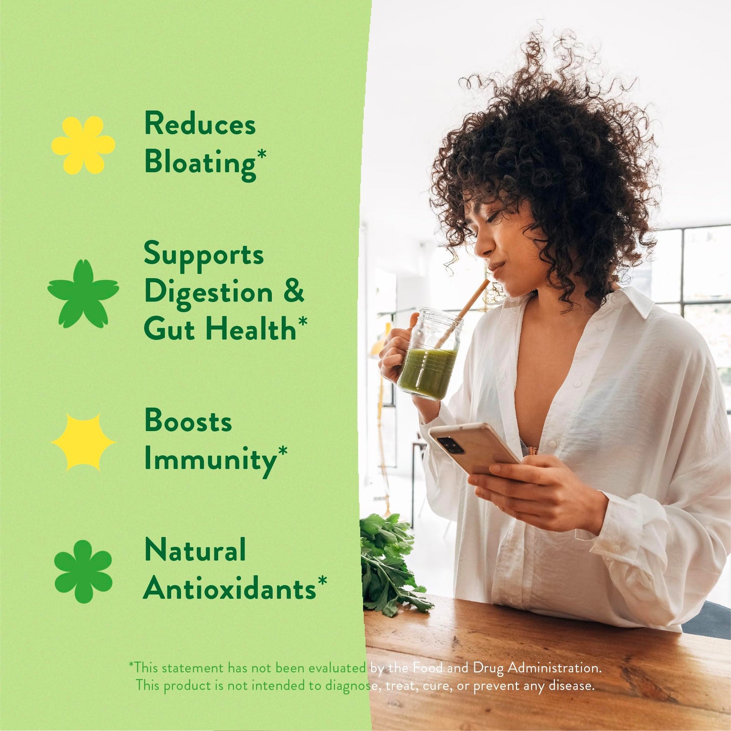 360 Nutrition Blends with Benefits Super Greens Powder w/Probiotics, Digestive Enzymes, Sugar & Gluten Free, Plant Based Superfood Drink Mix for Gut Health, Bloating, Immunity, Overall Health, 6.35 oz 360 NutritionBuy Supplements Australia