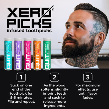 Xero Picks Infused Flavored Toothpicks to Help Quit Smoking - Nicotine Xero PicksBuy Supplements Australia