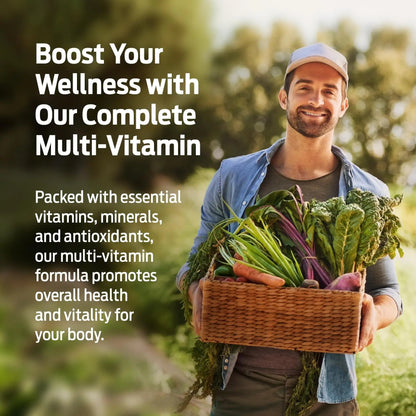 ForestLeaf Daily Vitamin Multivitamin for Men, Multi-Vitamin for Men - Mens Multivitamins & Multiminerals Supplement | ForestLeaf