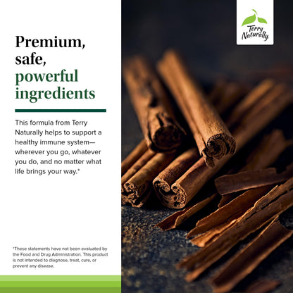Terry Naturally Bacteril - Intestinal Support Supplement with Clove, Cinnamon, Thyme & Oregano - Immune Support Supplement with Antioxidant Support - Intestinal Support - 30 Softgels Terry NaturallyBuy Supplements Australia