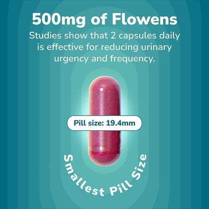 Szio+ Utiva Bladder Health - Control Supplement for Overactive Bladder and Lower Urinary Tract Health - Clinically Proven to Reduce Frequency and Urgency - 60 Capsules Szio+Buy Supplements Australia