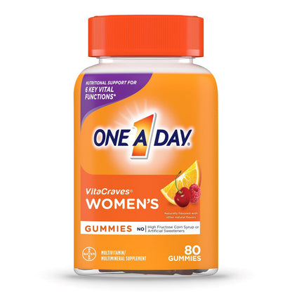 One A Day Women’s Multivitamin Gummies, Supplement with Vitamin A, C, D, E and Zinc 