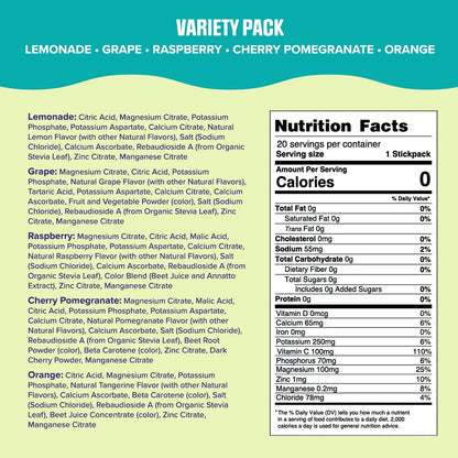 Ultima Replenisher Daily Electrolyte Drink Mix – Original Variety, 20 Stickpacks – Hydration Ultima ReplenisherBuy Supplements Australia