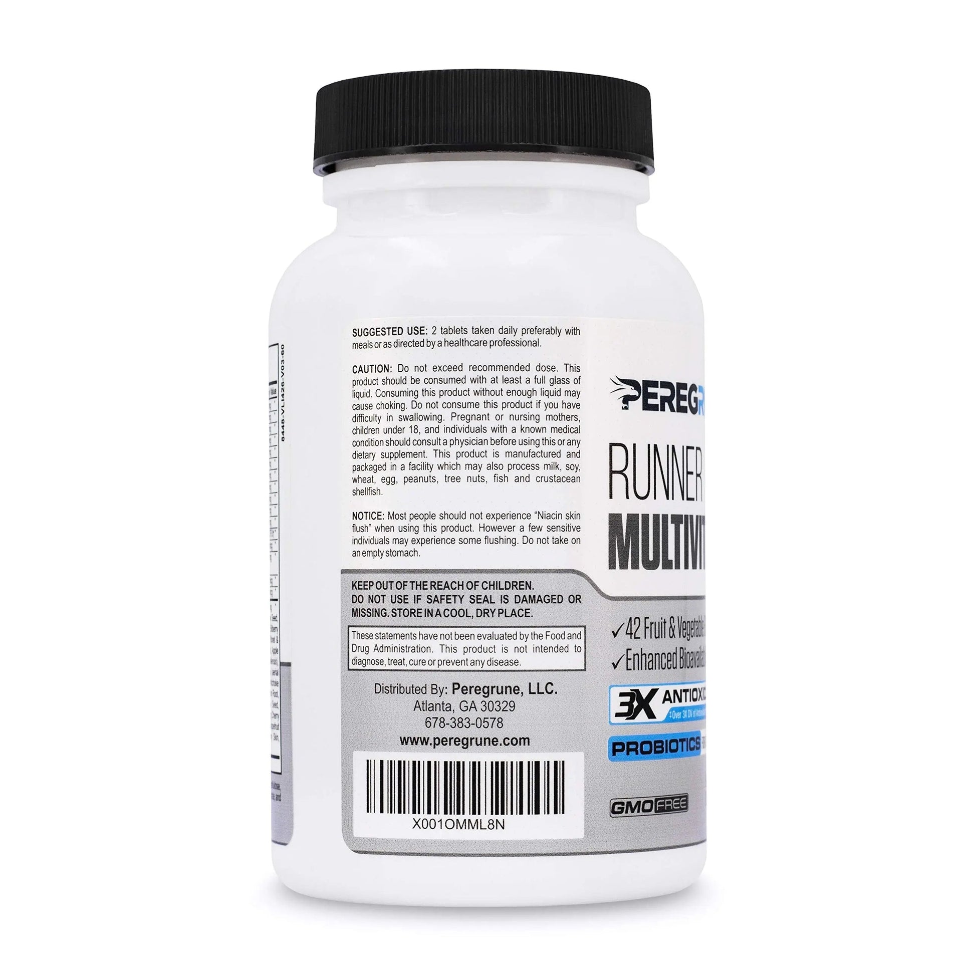 PEREGRUNE Runner Multivitamin | Engineered Vitamin with Antioxidants and Complete B Complex to Support Endurance & Energy | PEREGRUNEBuy Supplements Australia