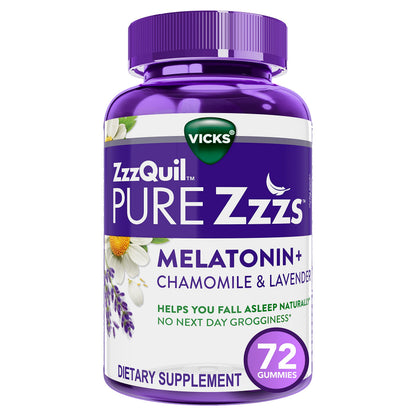 ZzzQuil PURE Zzzs Melatonin Sleep Aid Gummies, Helps You Fall Asleep ZzzQuilBuy Supplements Australia