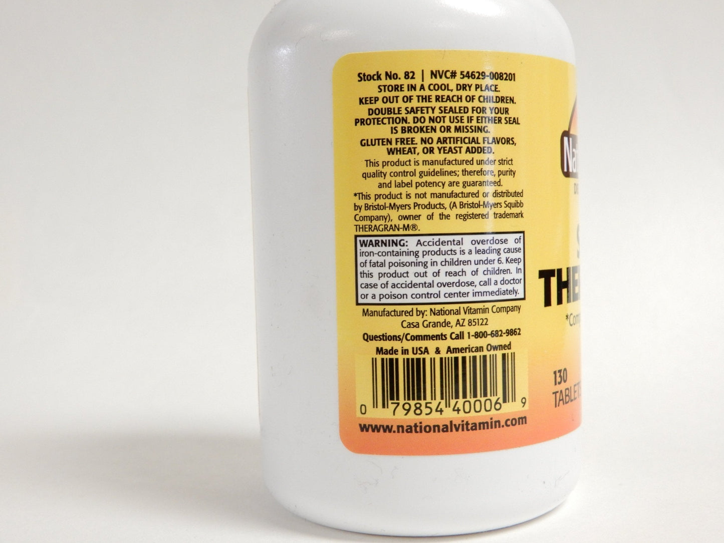 NAT B Super THERA Vite M TB 130 Nature's BlendBuy Supplements Australia