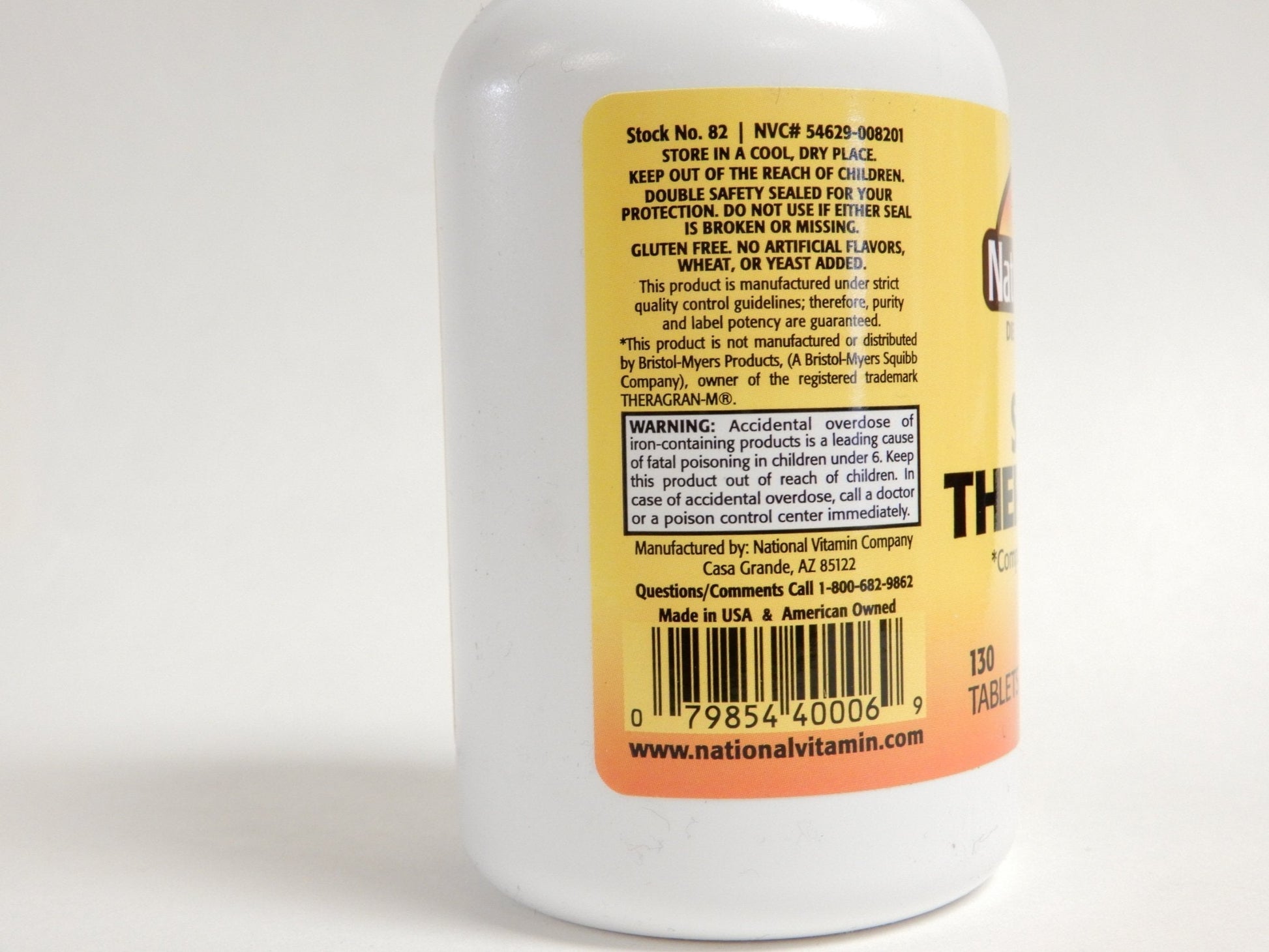 NAT B Super THERA Vite M TB 130 Nature's BlendBuy Supplements Australia