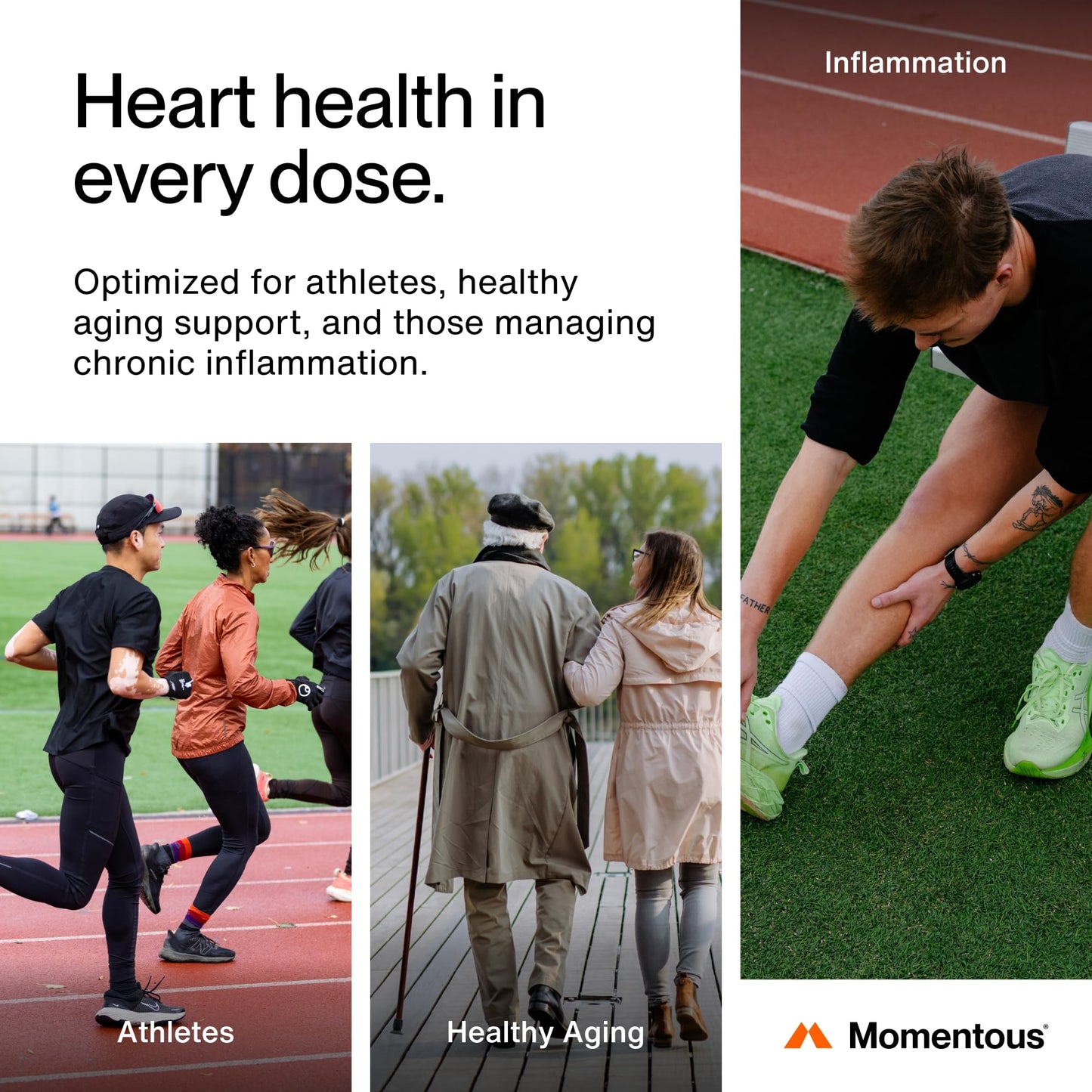 Momentous Omega-3 Fish Oil - High-Potency EPA & DHA Supplement for Men & Women - Supports Heart, Joint, & Brain Health - NSF Certified for Sport