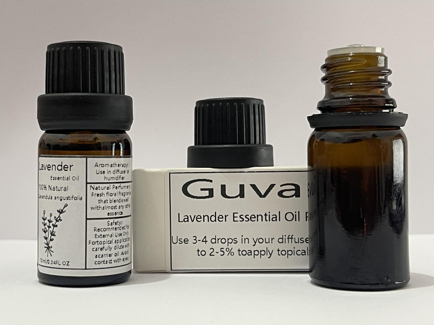 Guvar Lavender Essential Oil Pure for Diffuser for Aromatherapy and Home 100% Pure Natural Extraction GuvarBuy Supplements Australia