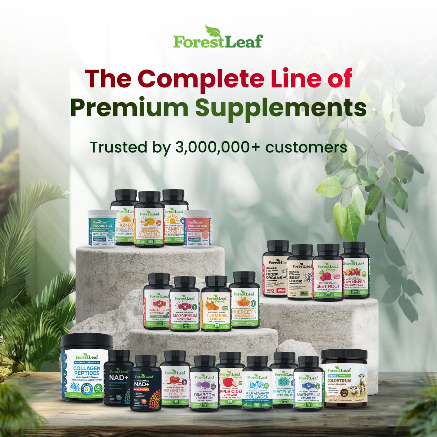 ForestLeaf D Mannose Supplements for Women & Men - D-Mannose 1000mg Capsules with Cranberry, Hibiscus & VIT C - DMannose Pills for UTI