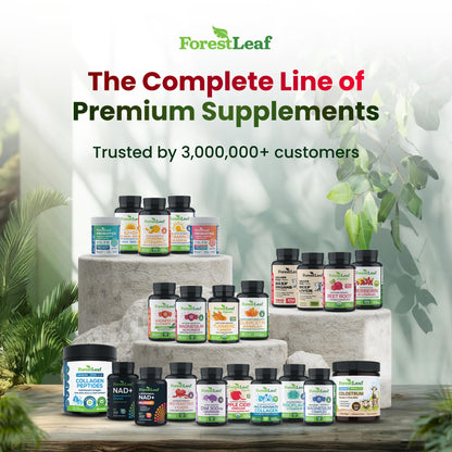 ForestLeaf D Mannose Supplements for Women & Men - D-Mannose 1000mg Capsules with Cranberry, Hibiscus & VIT C - DMannose Pills for UTI