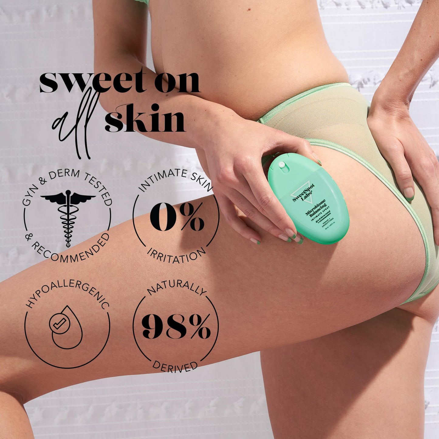 SweetSpot Labs Microbiome Balancing Feminine Spray, Deodorant Spray for External Vaginal Odor & pH SweetSpot LabsBuy Supplements Australia