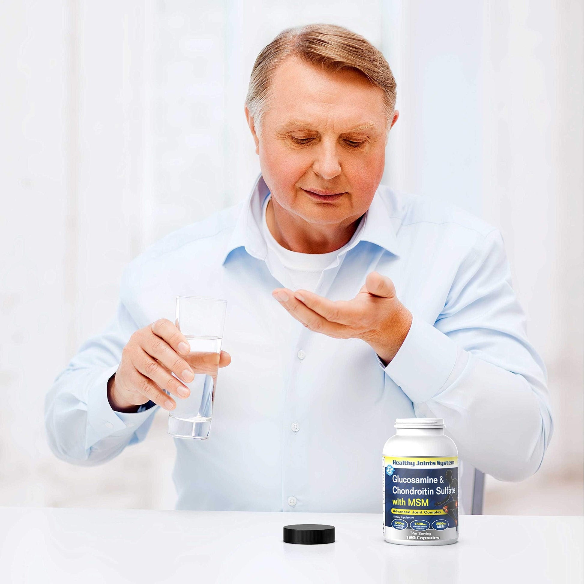 Healthy Joints System Glucosamine Chondroitin MSM Supplement for Joint & Bone Health - 120 Capsules | Joint Support & Discomfort Relief for Back, Knees, Hands Healthy Joints SystemBuy Supplements Australia
