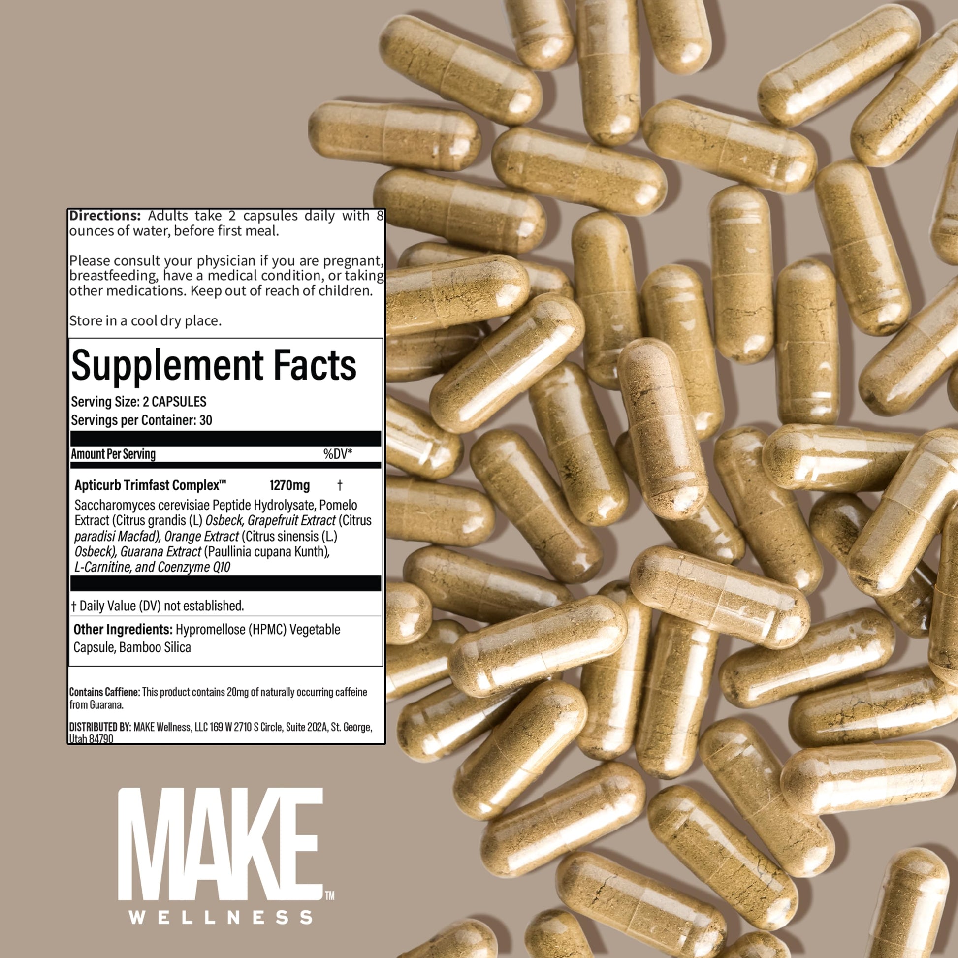 Make Wellness Lean Peptide Supplement | Supports Overall Wellness, Normal Muscle Health & Active Lifestyles | Bioactive Peptide Blend | Clean, Non-GMO Formula | 30 Servings for Daily Nutrition Make WellnessBuy Supplements Australia