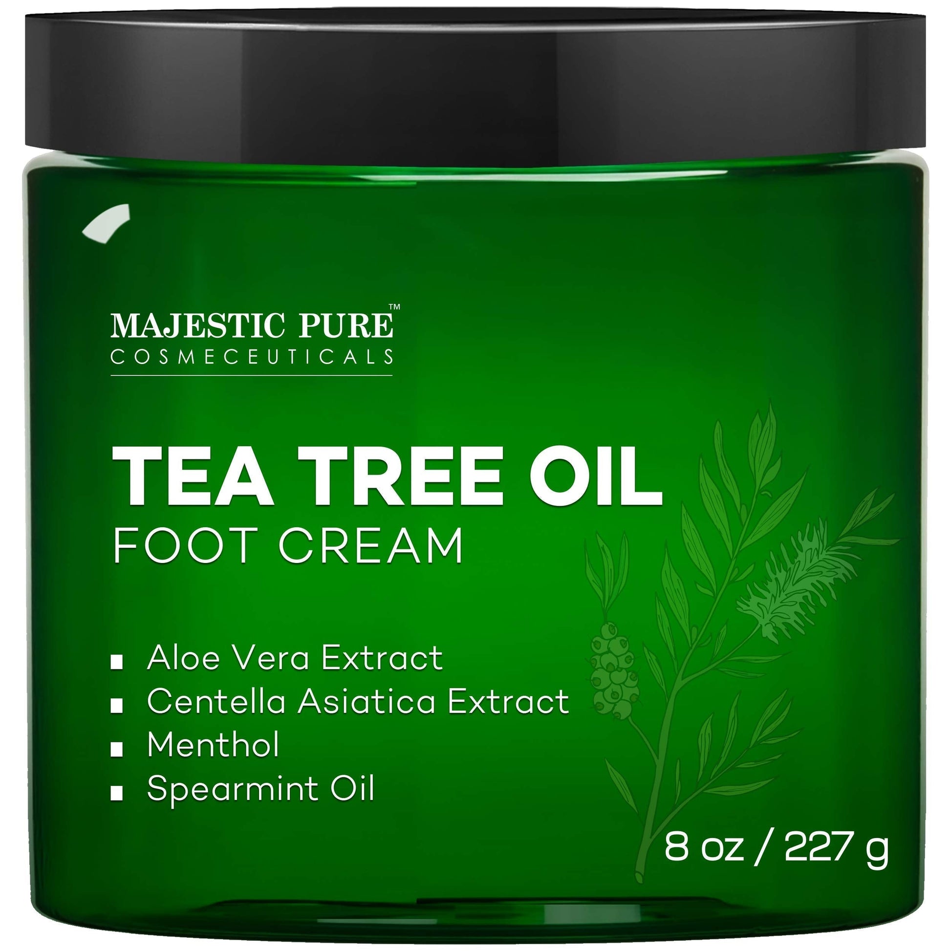MAJESTIC PURE Athletes Foot Cream with Tea Tree Oil, Aloe & Spearmint - Hydrates MAJESTIC PUREBuy Supplements Australia