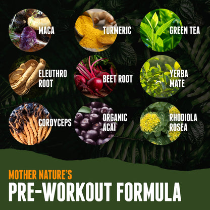 Organic Muscle Superfood Pre Workout Powder for Men & Women, Lemon Berry Organic MuscleBuy Supplements Australia