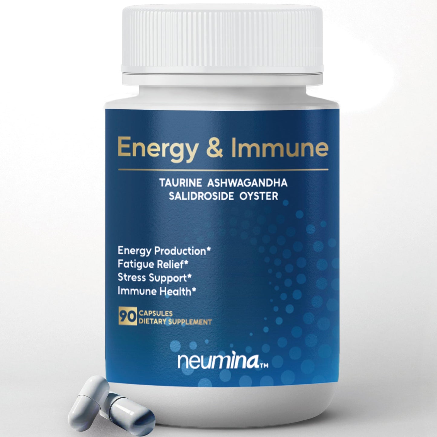 NEUMINA Men's Energy & Immune Complex, Energy Production, Fatigue Relief, Stress Support, Immune Health, Non-GMO, Made in USA, 90 Servings NEUMINABuy Supplements Australia