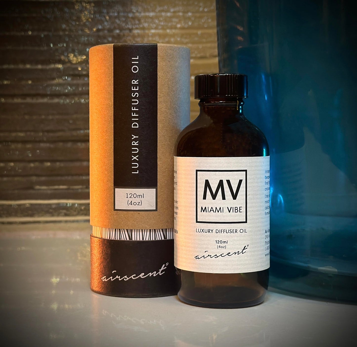 Miami Vibe Diffuser Oil - Air-Scent Fragrance for Aroma Oil Diffusers - 120 Milliliter (4 fl oz) Bottle Air-ScentBuy Supplements Australia