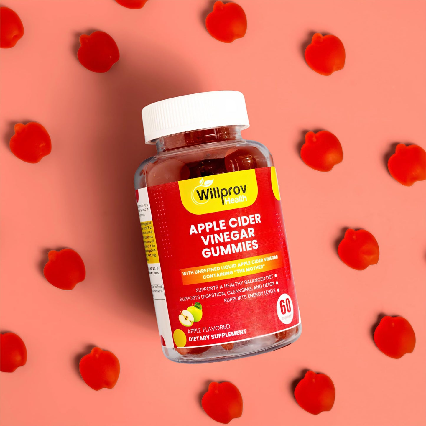 Willprov Health Apple Cider Vinegar Gummies - 1000mg ACV with Mother for Metabolism Willprov HealthBuy Supplements Australia