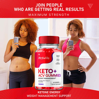 (2 Pack) Activlife Keto ACV Gummies Activelife Keto Advanced, Active Life Keto FyvusBuy Supplements Australia