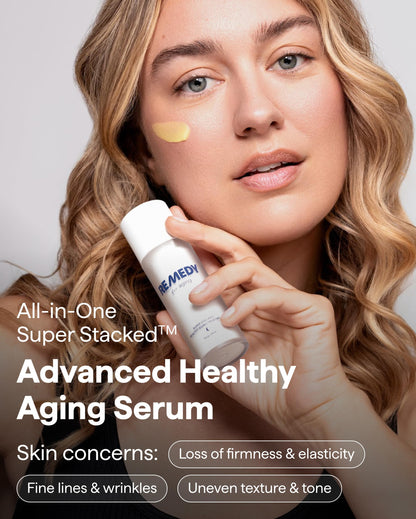 Remedy for Healthy Aging - Retinal, Resveratrol, Glycolic Acid, Argireline, Ferulic Acid, Matrixyl 3000 - Anti-Aging Treatment for Wrinkles, Uneven Texture & Tone - By Dermatologist Dr. Shah Remedy ScienceBuy Supplements Australia