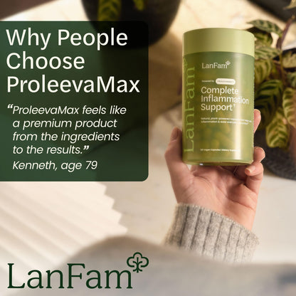ProleevaMax Nutraceuticals Supplement – Nerve, Muscle & Joint Support with Turmeric Curcumin, Resveratrol, Ginseng & Boswellia, 13 Natural Ingredients, 120 Capsules ProleevaMaxBuy Supplements Australia