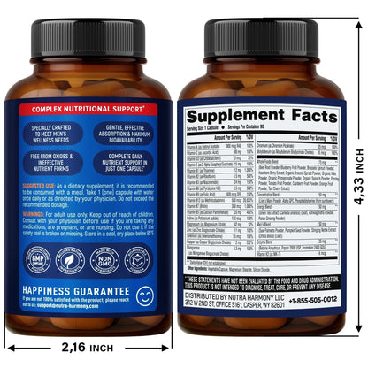 NUTRAHARMONY Multivitamins for Men & Women NUTRAHARMONY