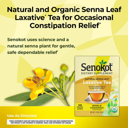 Senokot Dietary Supplement, Natural and Organic Senna Leaf, Laxative Tea for Occasional SenokotBuy Supplements Australia